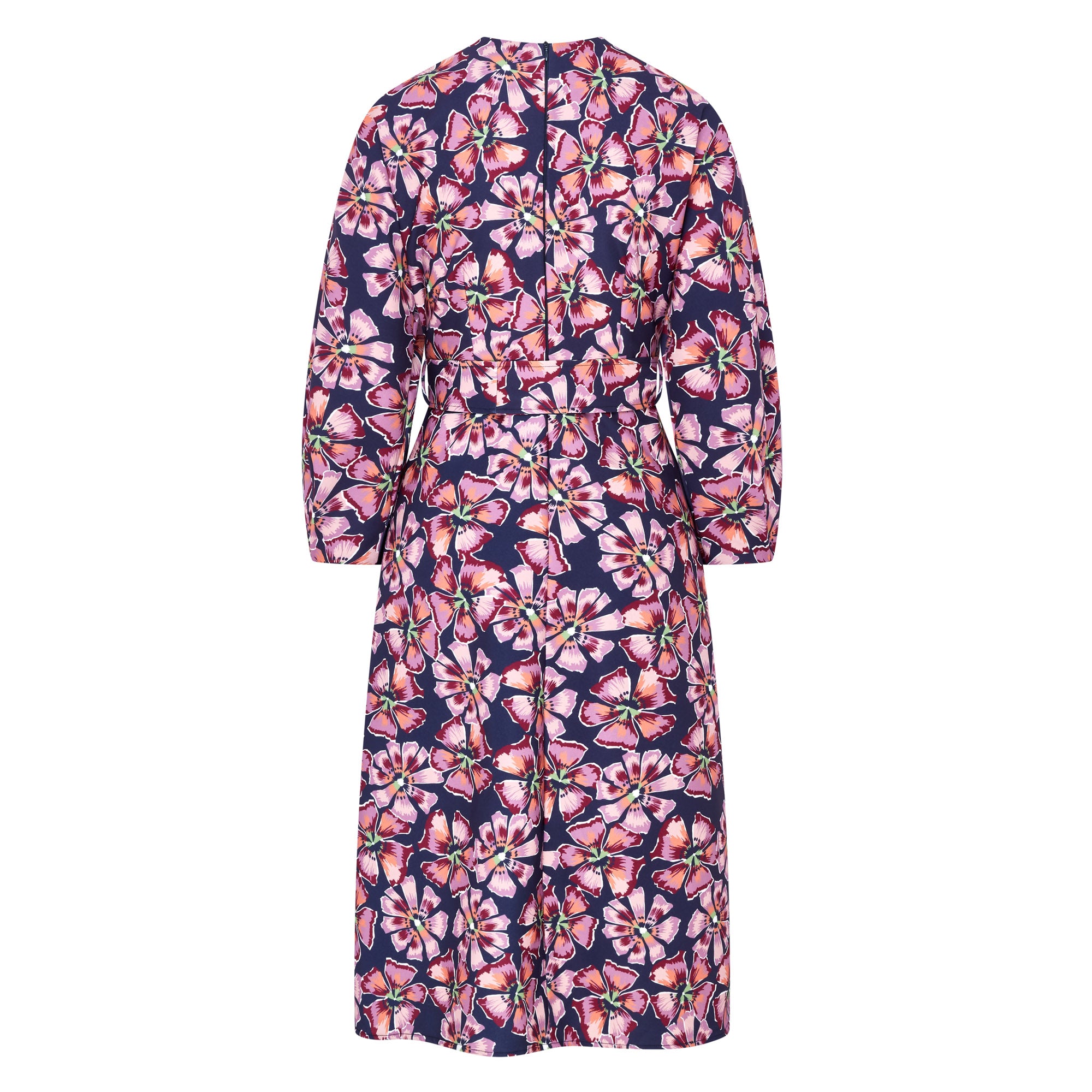 Maeve Batwing Printed Dress - Pink Floral