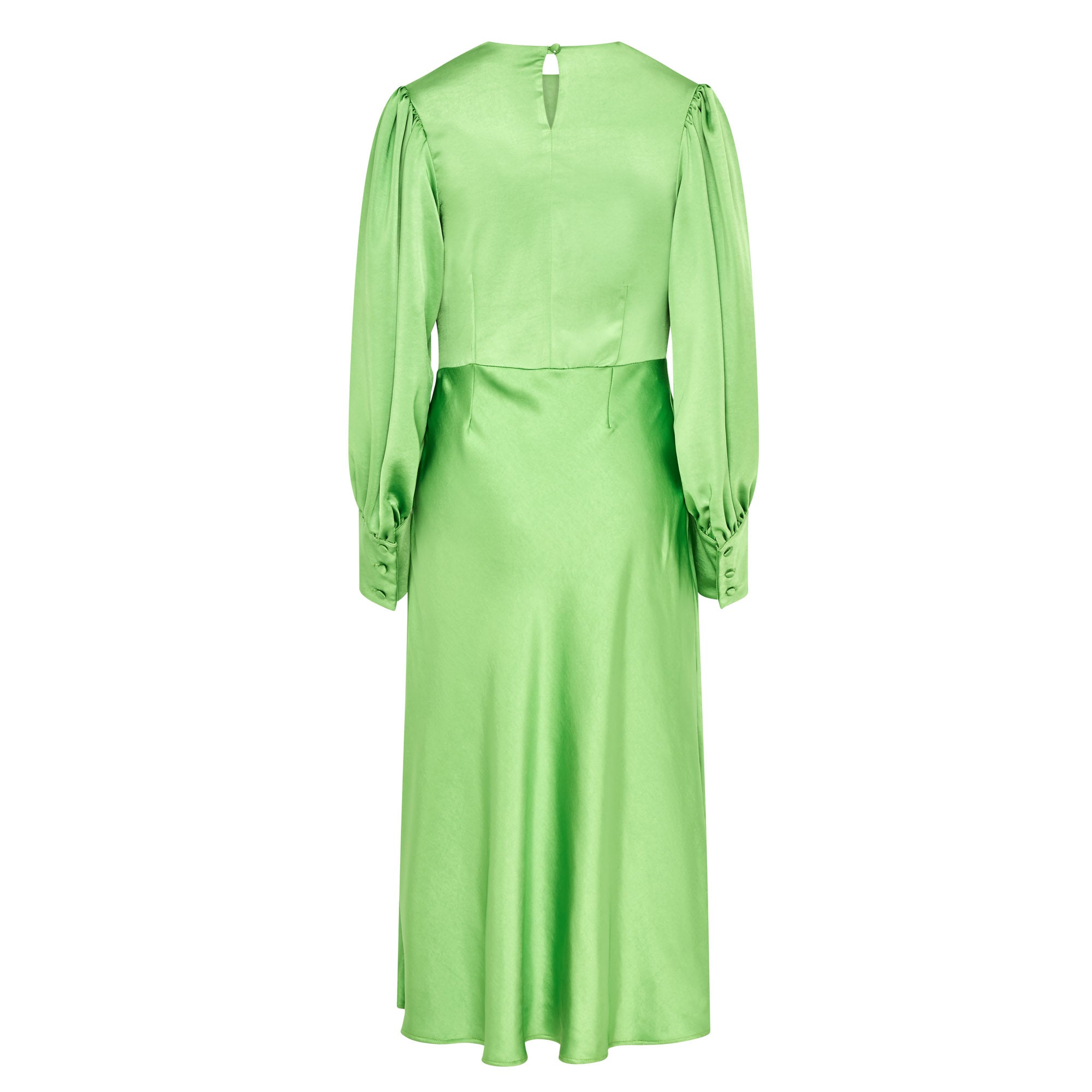 Sadie Cowl Neck Midi Dress - Green
