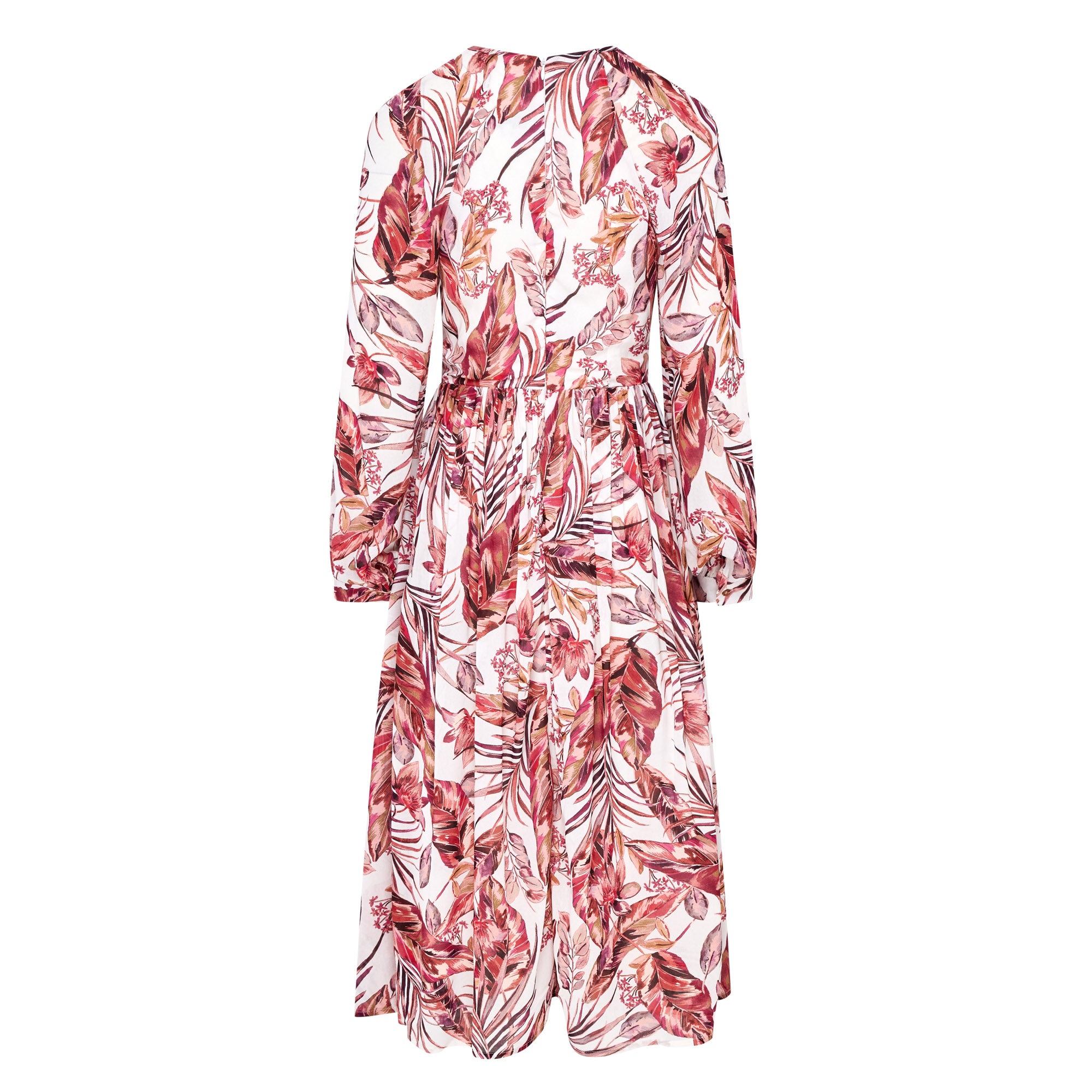 Rosalie Raglan Sleeve Dress - Cream Print