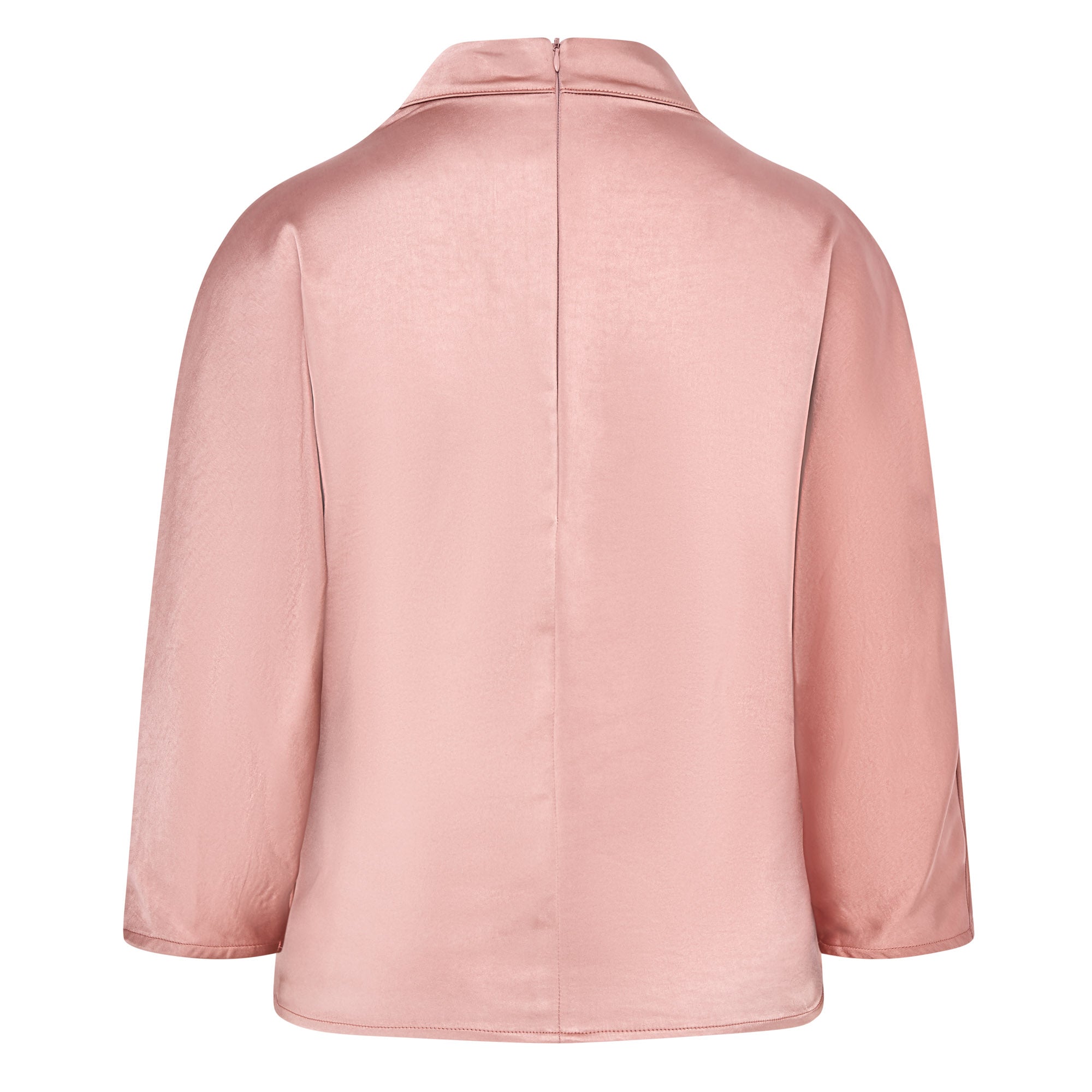 Celeste Cowl Satin Top - Blush