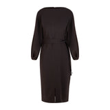 Maeve Black Midi Dress